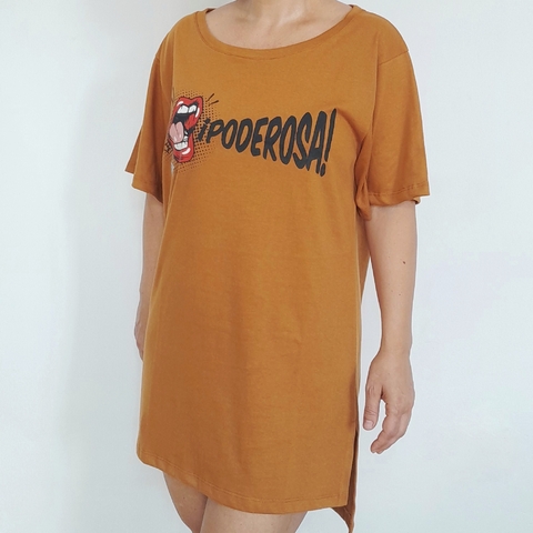 Maxi Remera Poderosa Habano