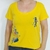 Remera Escote Redondo Libre Amarillo