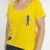 Remera Escote Redondo Libre Amarillo en internet