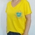 Remera Celebrate Escote V Amarillo - comprar online