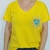 Remera Celebrate Escote V Amarillo