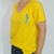 Remera Libre Escote V Amarillo en internet