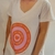 Remera Talisman Escote V Blanco - Despertate