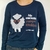 Remera Oveja Manga Larga Azul