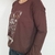 Remera Amor Manga Larga Chocolate en internet