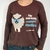 Remera Oveja Manga Larga Chocolate - comprar online