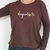 Remera Despertate Manga Larga Chocolate - comprar online