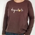 Remera Despertate Manga Larga Chocolate - Despertate