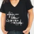 Remera Lo Mejor Escote V Negro - comprar online
