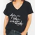 Remera Lo Mejor Escote V Negro - tienda online