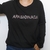 Remera Apasionada Manga Larga Negro - comprar online