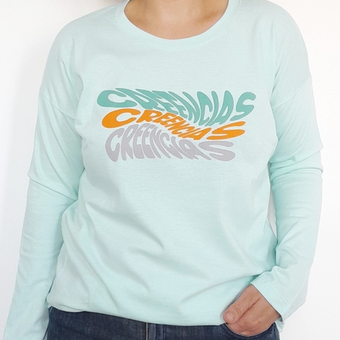 Remera Creencias Manga Larga Acua