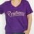 Remera Resilience Escote V Violeta - comprar online