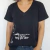 Remera Frida Escote V Negro