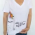 Remera Frida Escote V Blanco - Despertate