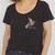 Remera Colibri Escote Redondo negro