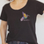 Remera Colibri Escote Redondo negro - Despertate