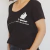 Remera Conejo Escote Redondo Negro - comprar online