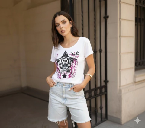 REMERA TIGRE ESTRELLAS - comprar online