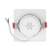 Kit 6 Spot Quadrado LED 9w Direcionavel Branco Quente e Frio - Casa Cristalle