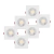 Imagem do Kit 6 Spot Quadrado LED 12w Direcionavel Branco Quente/Frio