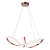 Pendente Infinito Rosé Gold Moderno 35W C/ 3 Temperaturas