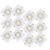 Kit 6 Spot Quadrado LED 9w Direcionavel Branco Quente e Frio