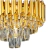 Lustre Pendente Imperial Redondo Dourado com 40CM Cristal K9 - comprar online