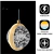 Pendente Saturno Dourado na internet