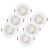 Kit 6 Spot Redondo LED 7w Direcionavel 110/220 Branco Frio na internet