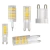 Kit 4 Lâmpadas Led Halopim G9 5w Para Lustre E Arandelas