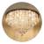 Lustre De Cristal Legítimo para Sala e Mesa de Jantar Redondo - comprar online