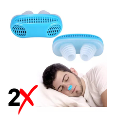 Dispositivo Anti Ronquido Nasal Purificador Aire Respiracion X2