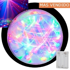 Esfera Bola Led 7 Colores Portatil Luces Ambientacion Navidad