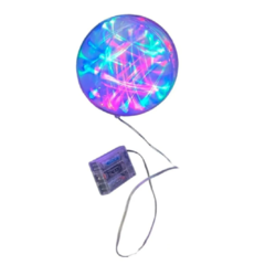 Esfera Bola Led 7 Colores Portatil Luces Ambientacion Navidad - comprar online