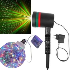 Estaca Reflector Laser Led Multi Puntos + Bola Rayos