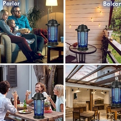 Farol Lampara Luz Uv Mata Moscas Mosquitos Insectos 220v - Home Love | Tienda De Bazar Y Deco