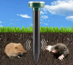 X2 Estaca Solar Repelente Ultrasonico Mosquitos Moscas Ratas Uv - comprar online