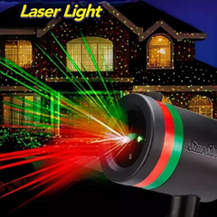 Laser Lluvia Estrellas Exterior Multipunto Estaca Jardin