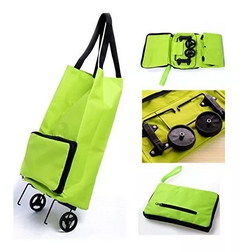 Bolso Changuito De Compras Plegable Con Ruedas Compras Super