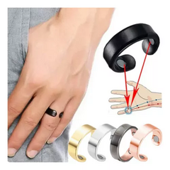 Anillo Anti Ronquido Magnetico Ajustable Respiracion Sueño - comprar online