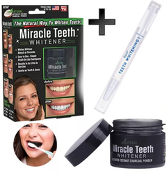 Blanqueador Dental Carbon Coco Natural + Lapiz Blanqueador