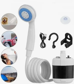 DUCHA DE MANO PARA CAMPING BAÑO MASCOTAS PORTÁTIL CON BOMBA