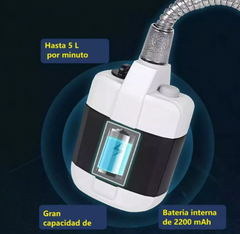 DUCHA DE MANO PARA CAMPING BAÑO MASCOTAS PORTÁTIL CON BOMBA en internet