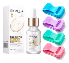 Set Cuidado Piel Sérum Arroz Orgánico + Esponja Masajeadora