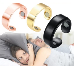 Anillo Anti Ronquido Magnetico Ajustable Respiracion Sueño