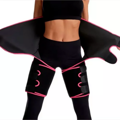 Faja Doble Ajuste Deportivo Moldeador De Muslos Y Cintura - comprar online