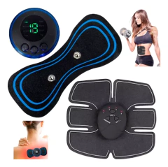 Masajeador Cervical + Electroestimulador Abdominal Portátil