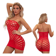 Vestido Red Mujer Sexy Elastizado Comodo Noche Fiesta Playa - comprar online