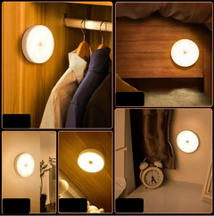 Luz Led Detección De Movimiento Recargable Blanco Frio